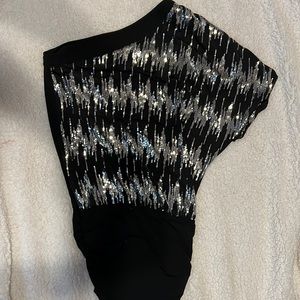 Off shoulder blouse with sequins- medium size